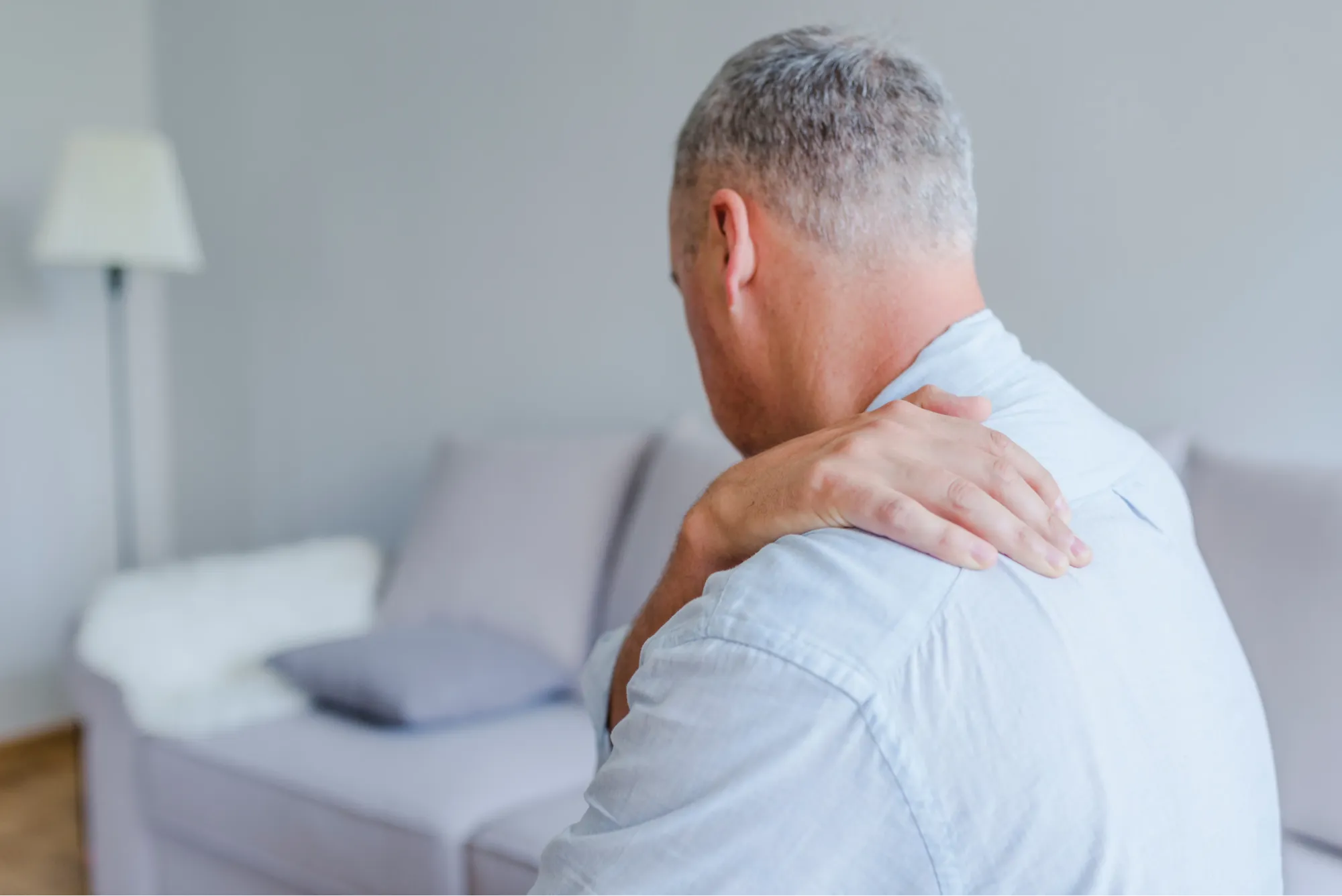 Patient with shoulder pain after surgery